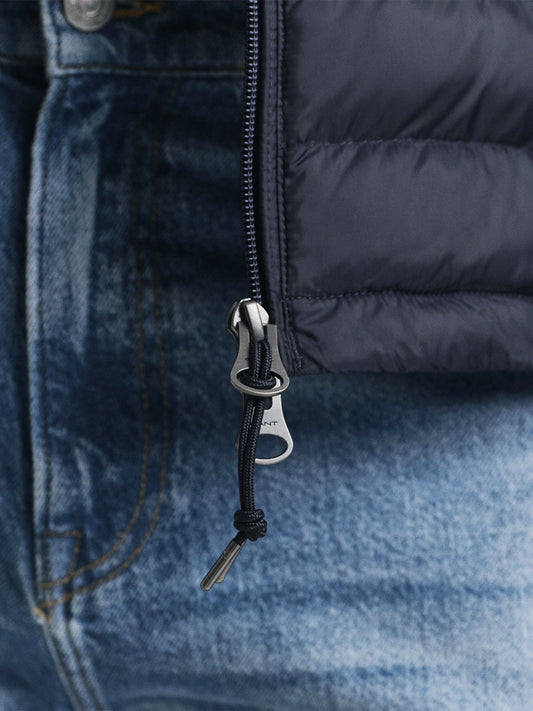 Gant Men Regular Navy Blue Quilted Jacket