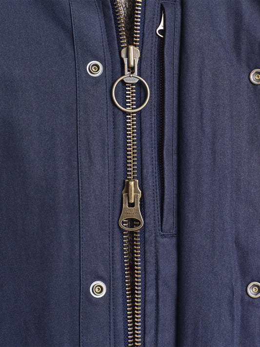 Gant Men Blue Solid Collar Jacket