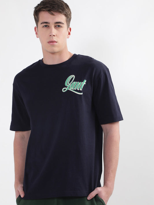 Gant Blue Logo Regular Fit T-Shirt