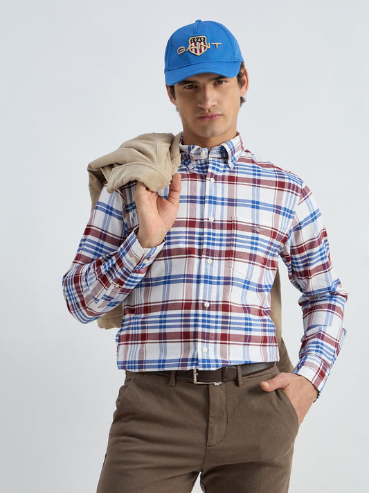 Gant Men Red Checks Shirt