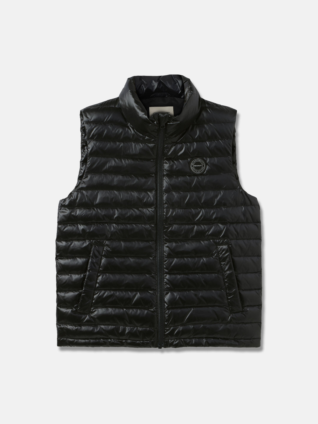 Gant Women Black Solid Stand Collar Jacket