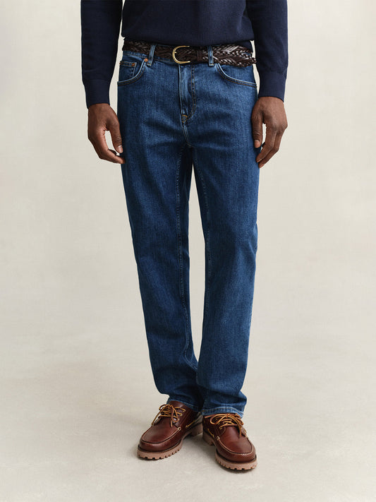 GANT Men Blue Regular Fit Jeans