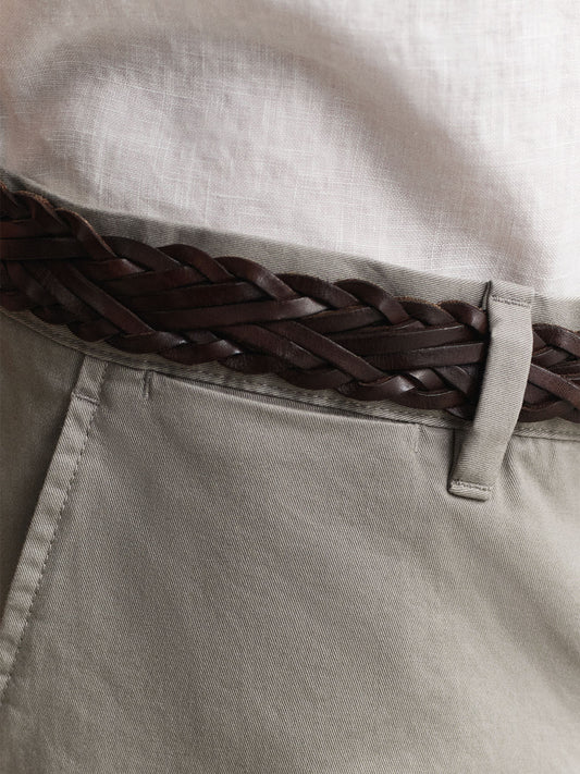 GANT Men Grey Slim Fit Classic Chinoss Trouser