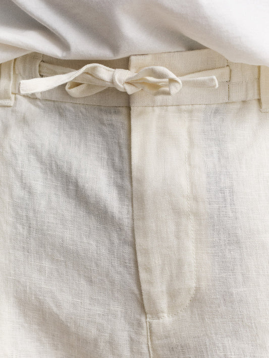 GANT Men Cream Pure Linen Trouser