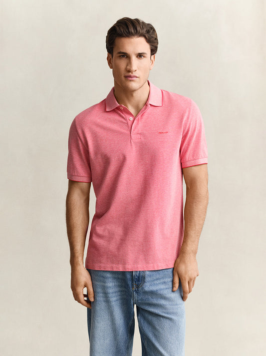 GANT Men Red Regular Fit Polo T-Shirt