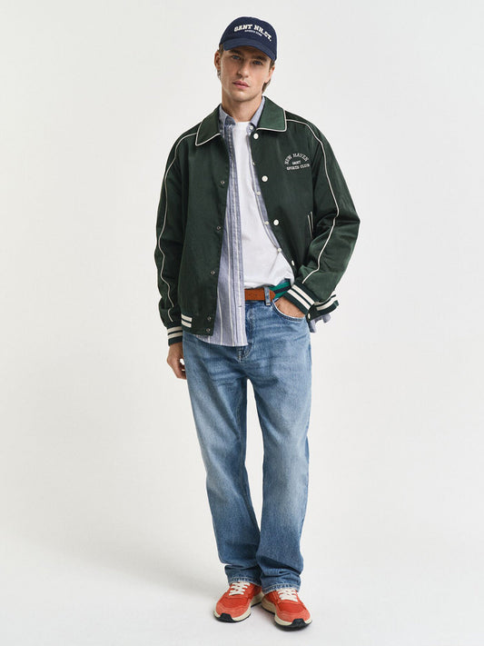 GANT Men White Shield Pure Cotton T-Shirt