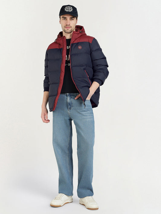 Gant Men Blue Colour blocked Collar Jacket