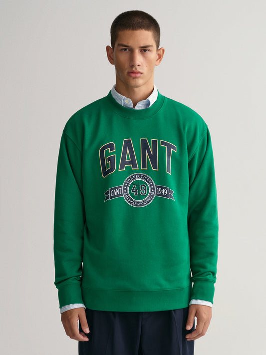 Gant Men Printed Cotton Sweatshirt
