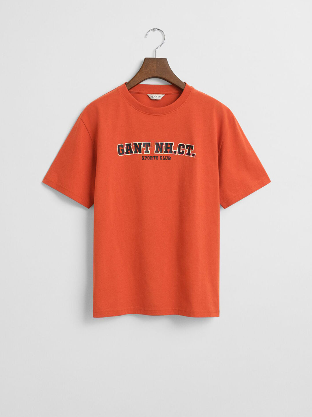 Gant Men Orange Striped Collar Shirt