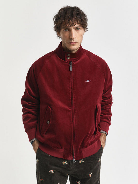 Gant Men Red Solid Collar Jacket
