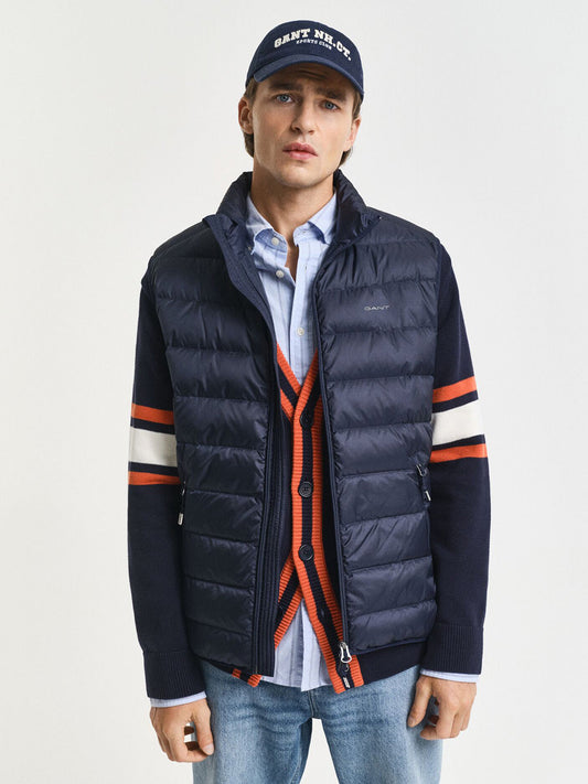 Gant Men Blue Solid Collar Jacket