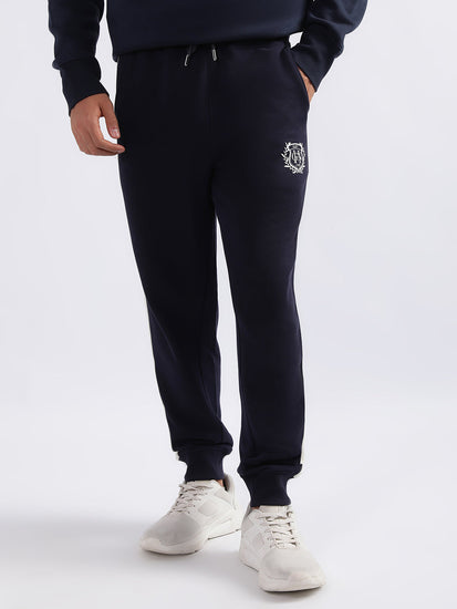 Gant Men Blue Printed Regular Fit Sweatpant