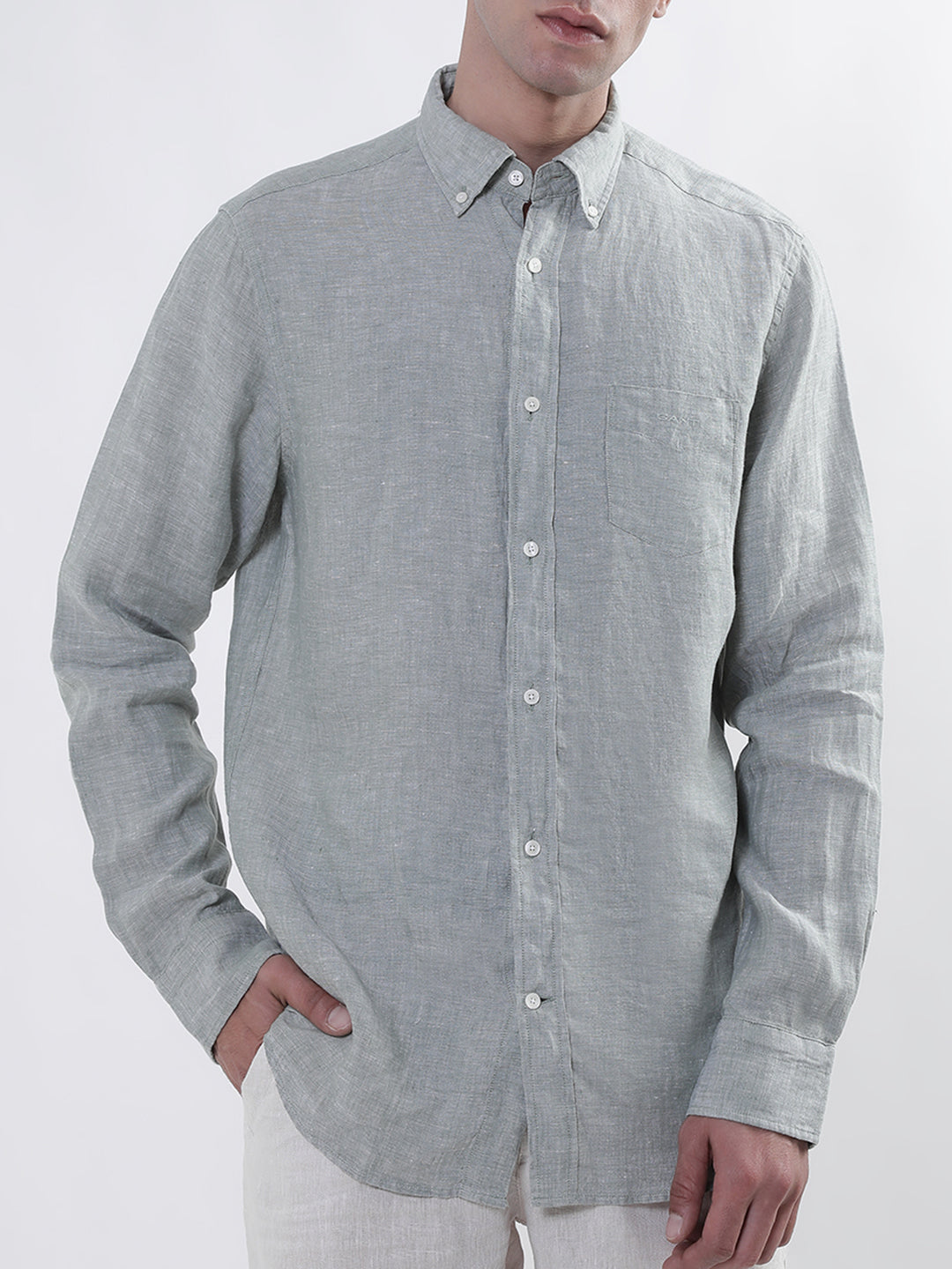 Gant Green Regular Fit Shirt