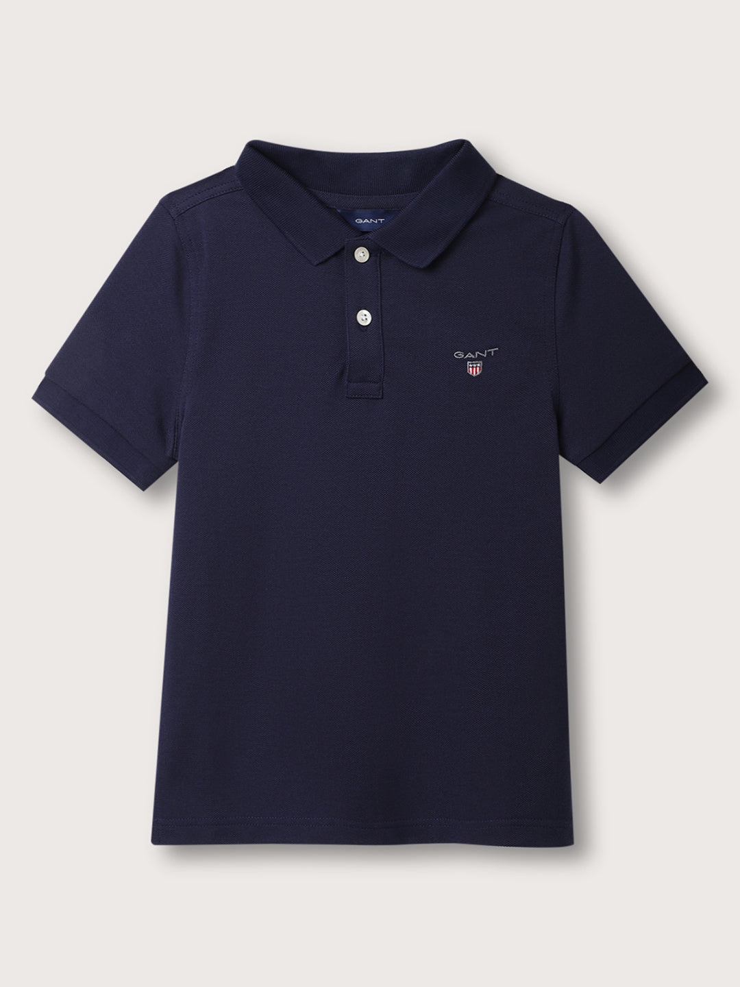 Gant Kids Navy Regular Fit Polo T-Shirt