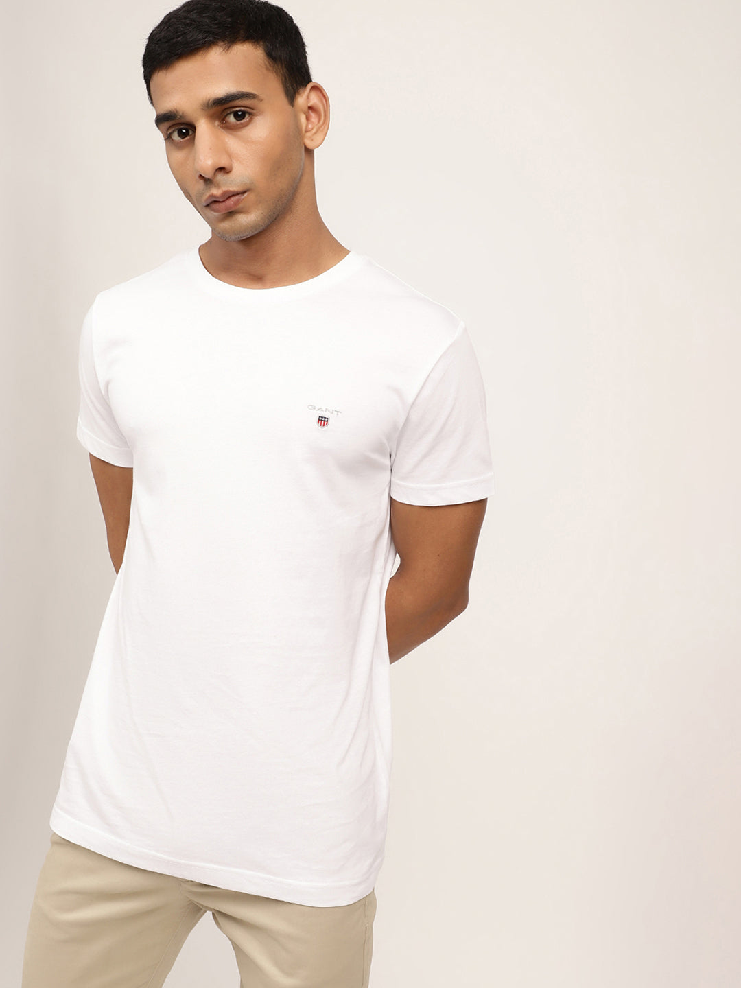 Gant White Regular Fit T-Shirt