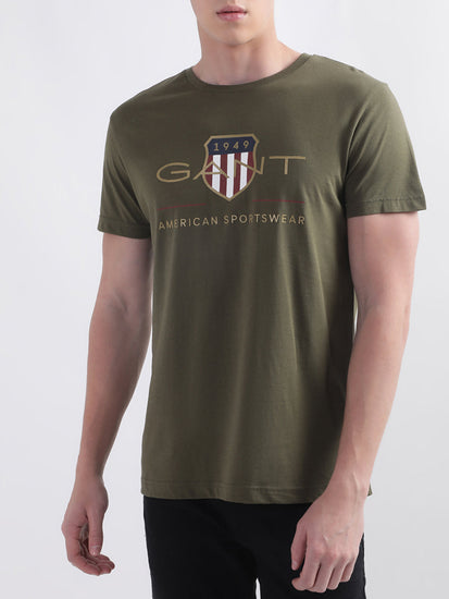 Gant Green Archive Shield Logo Regular Fit T-Shirt