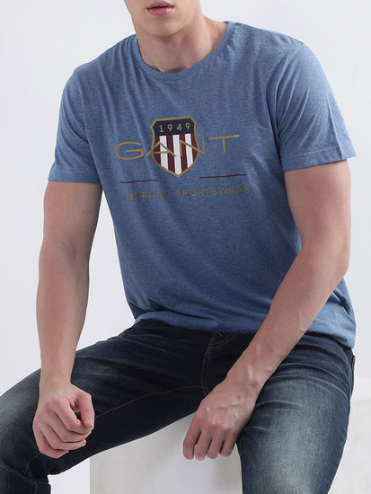 Gant Blue Archive Shield Logo Regular Fit T-Shirt