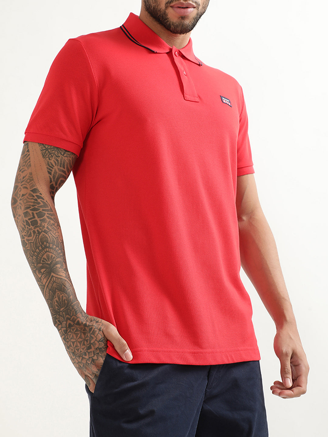 Gant Red Regular Fit Polo Tshirt