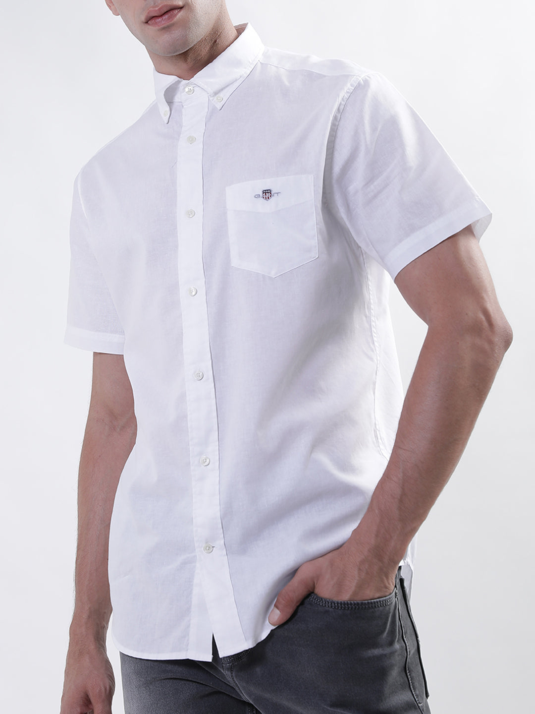 Gant White Regular Fit Shirt