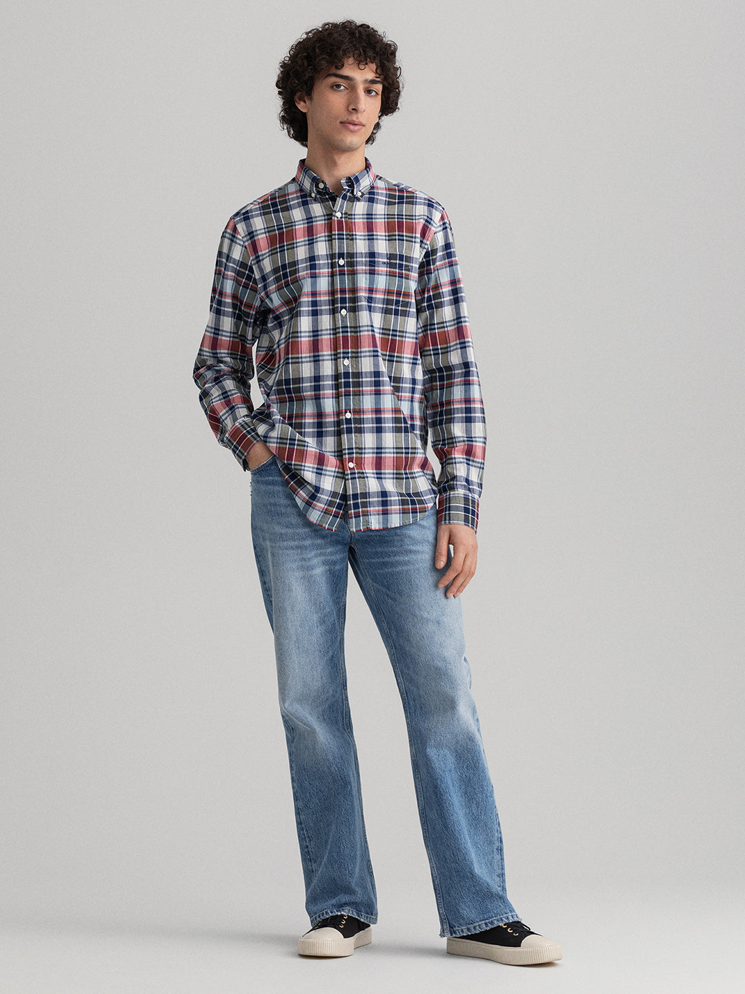 Gant Multi Checked Regular Fit Shirt