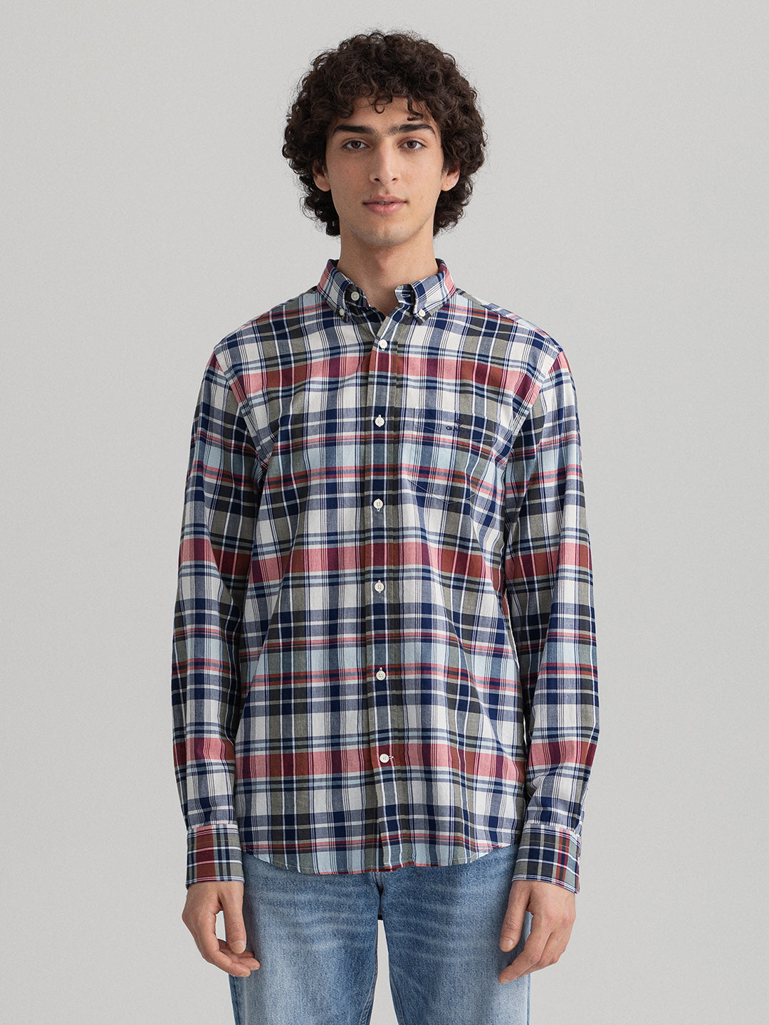 Gant Multi Checked Regular Fit Shirt