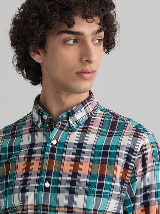 Gant Multi Checked Regular Fit Shirt