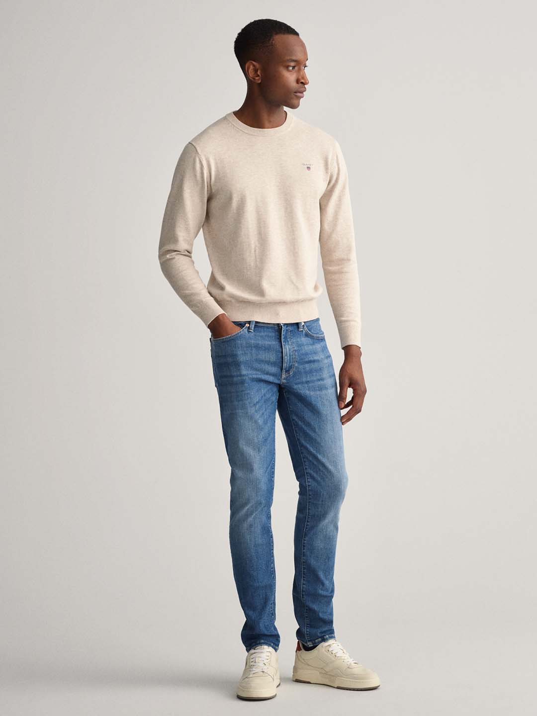 Gant Men Blue Slim Fit Light Fade Jeans