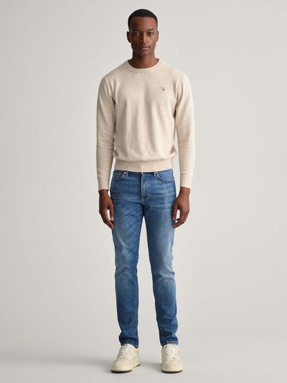 Gant Men Blue Slim Fit Light Fade Jeans