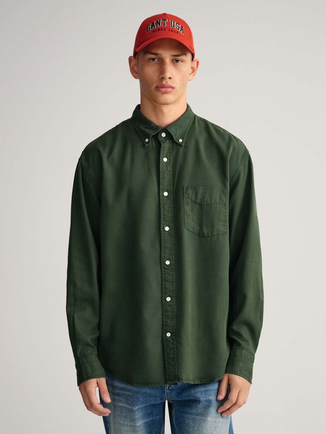 Gant Green Regular Fit Shirt