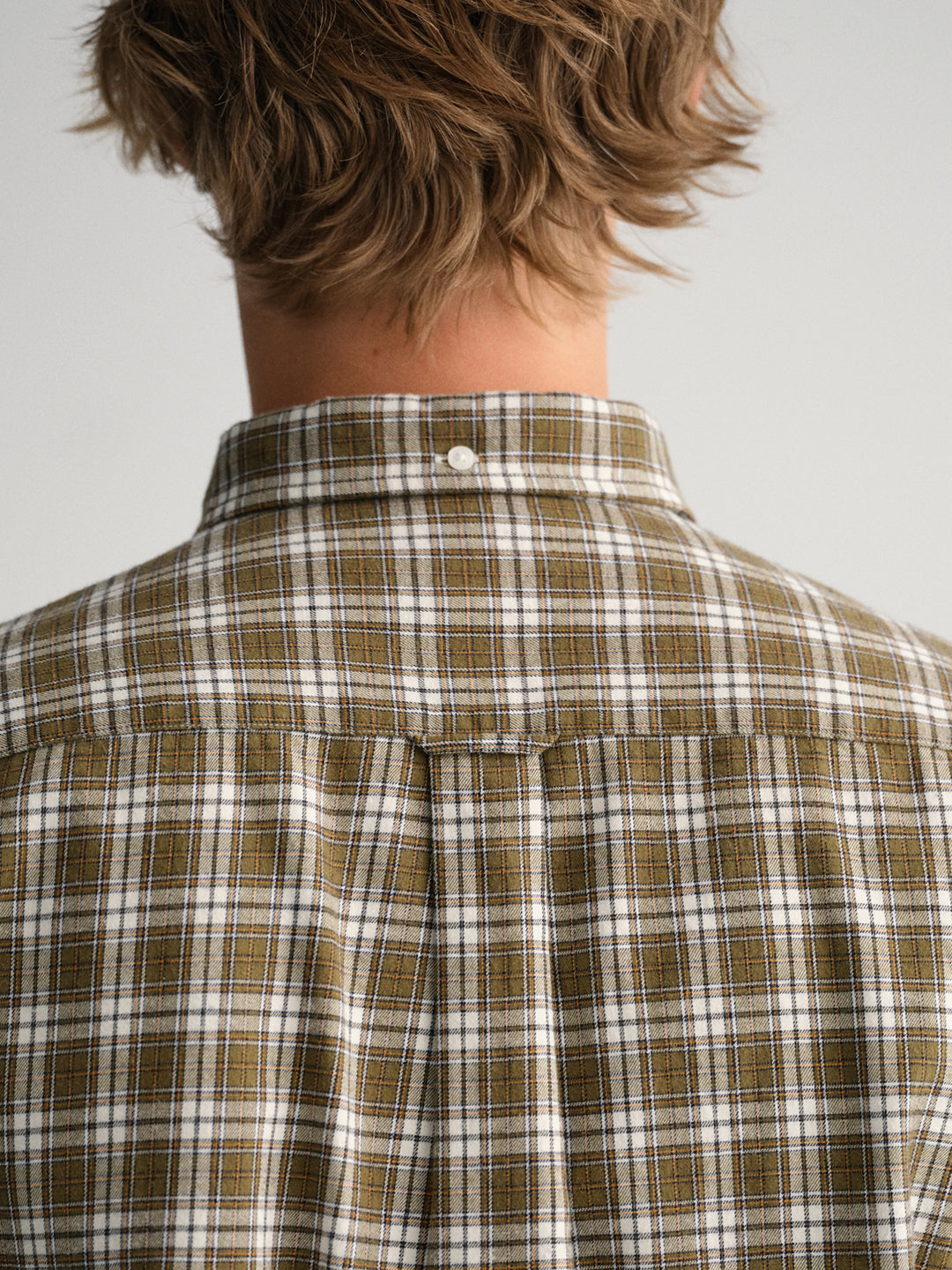 Gant Green Checked Regular Fit Shirt