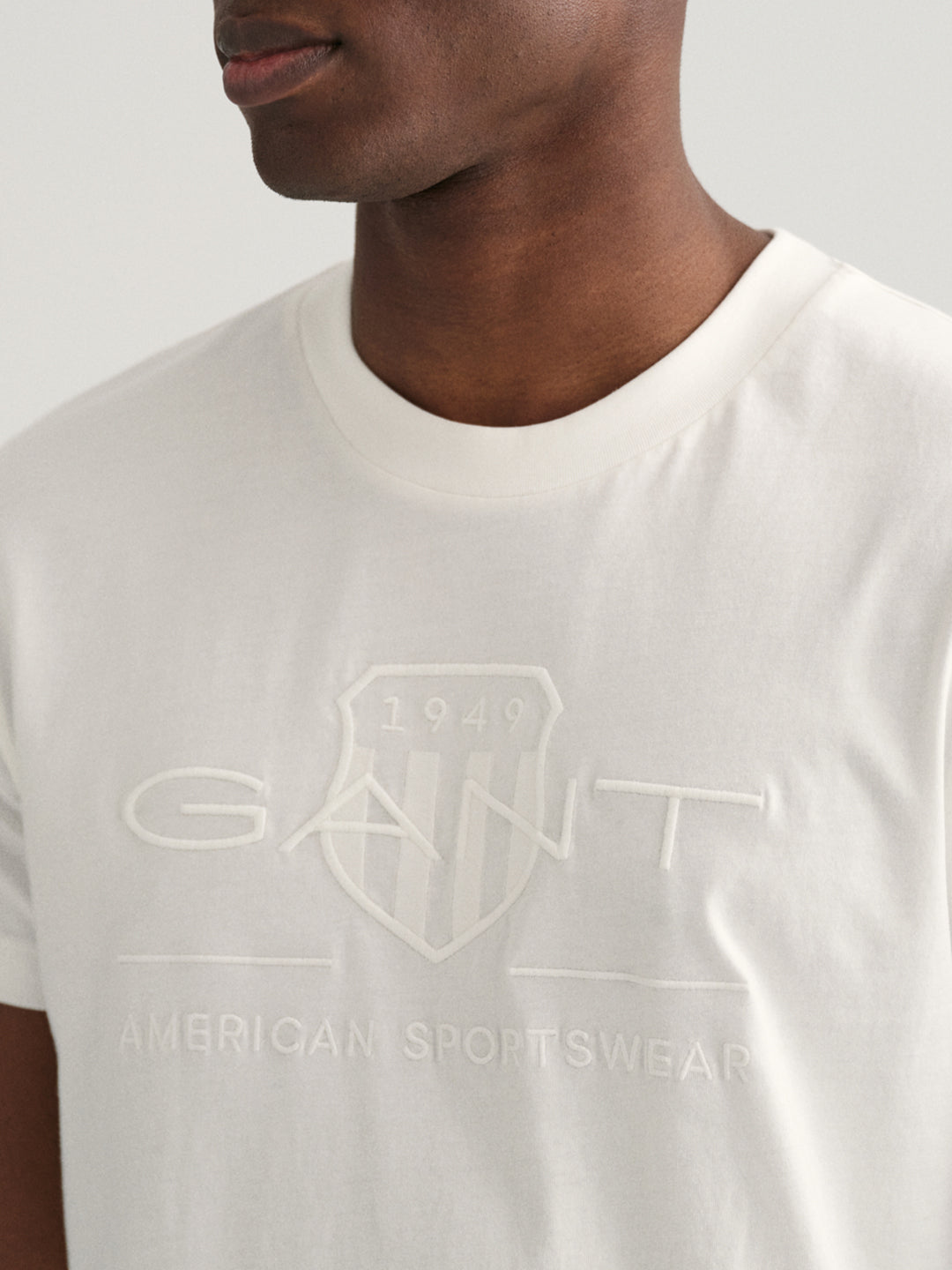 Gant Eggshell Logo Regular Fit T-Shirt