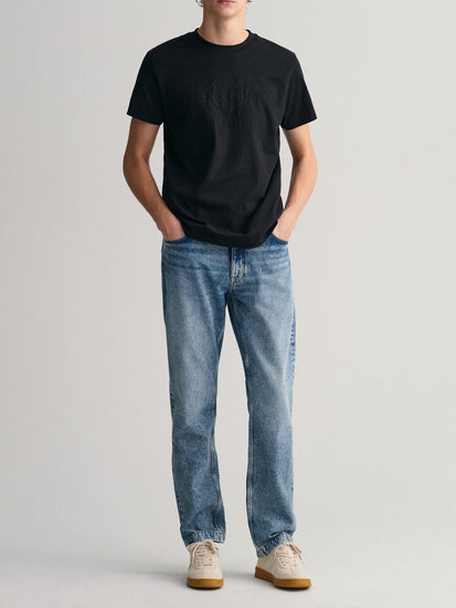 Gant Black Regular Fit T-Shirt