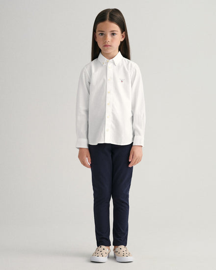 Gant Kids White Fashion Regular Fit Shirt