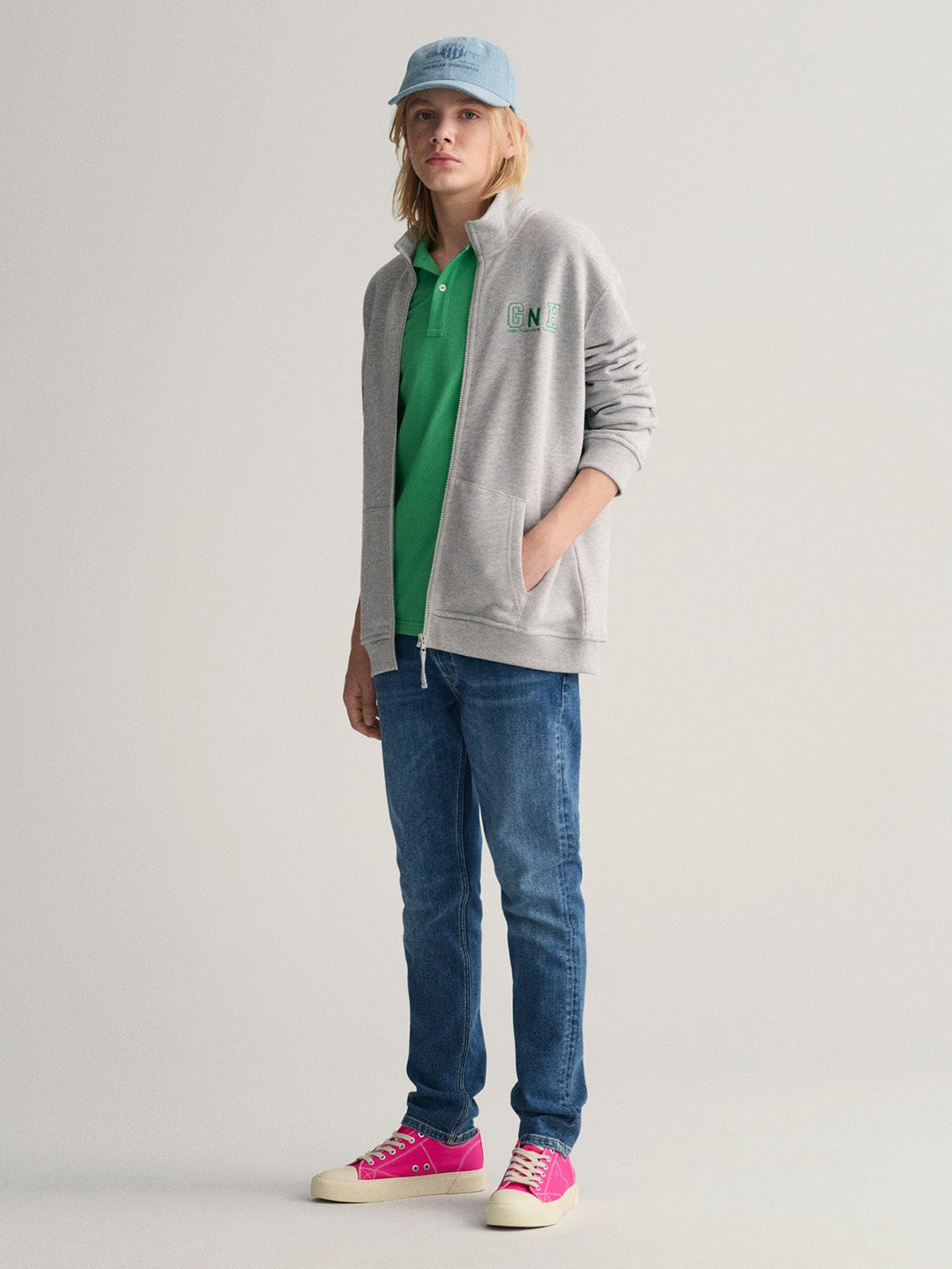 Gant Boys Slim Fit Light Fade Clean Look Jeans