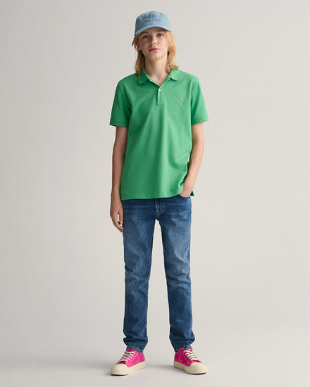 Gant Boys Slim Fit Light Fade Clean Look Jeans