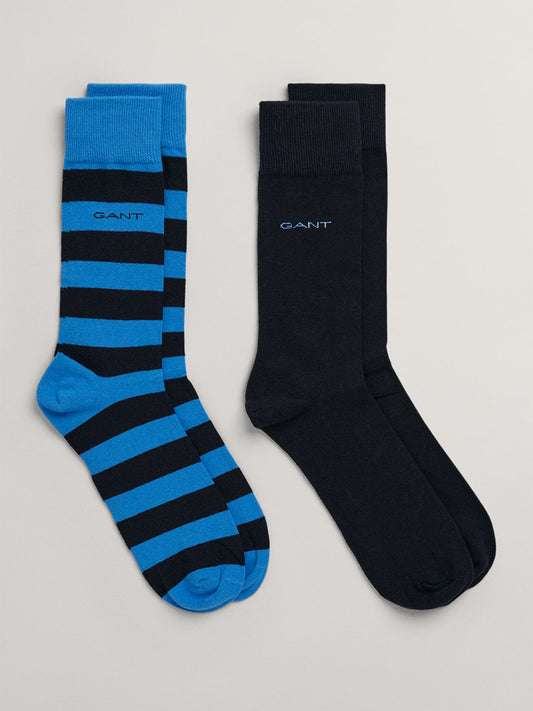 Gant Men Pack Of 2 Above Ankle Length Socks