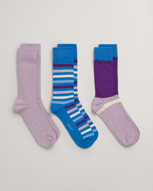 Gant Men Pack Of 3 Above Ankle Length Pack Of Socks