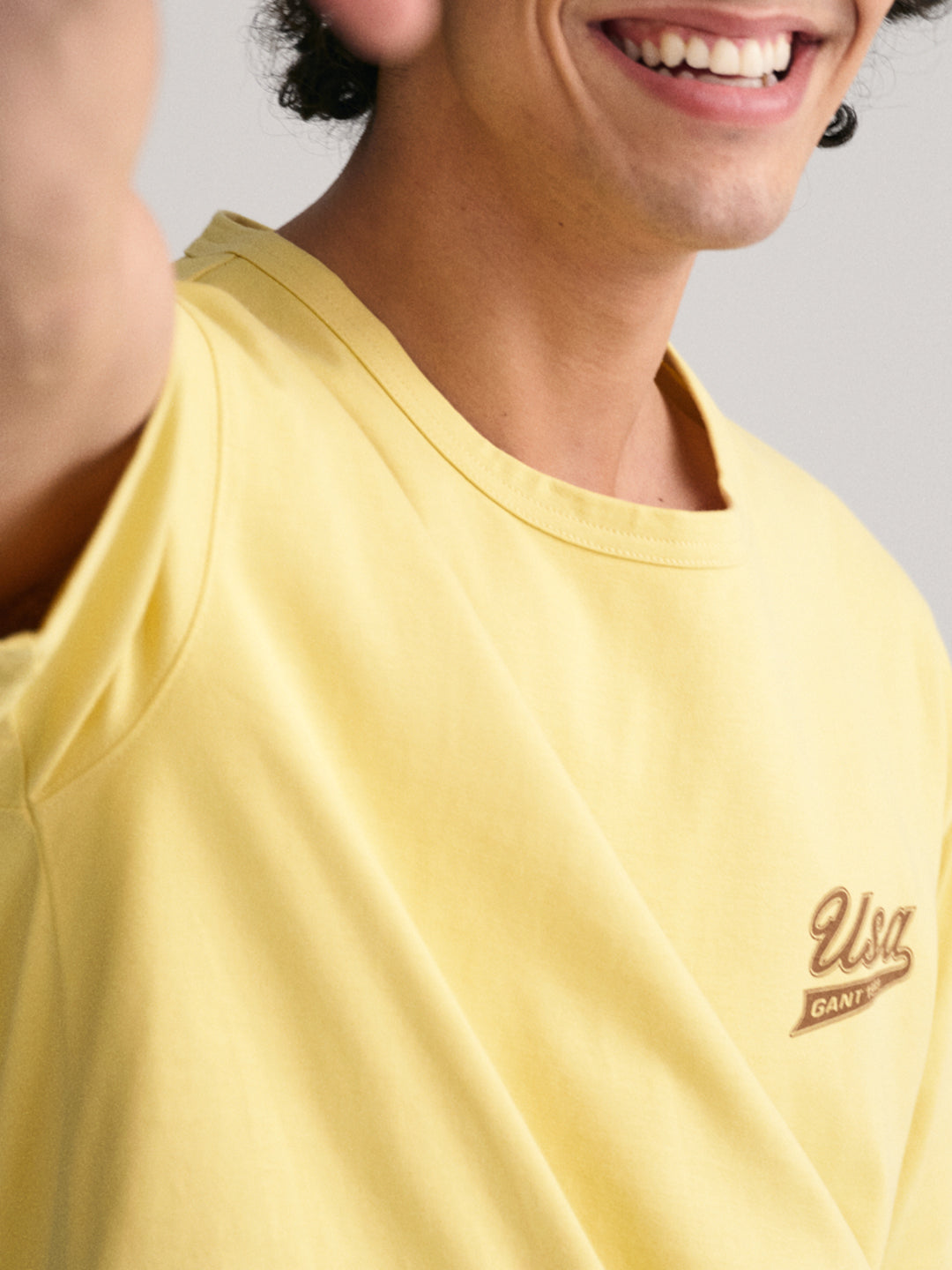 Gant Yellow Relaxed Fit T-Shirt