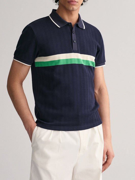 Gant Blue Slim Fit Polo T-Shirt