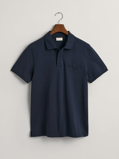 Gant Evening Blue Regular Fit Polo T-Shirt