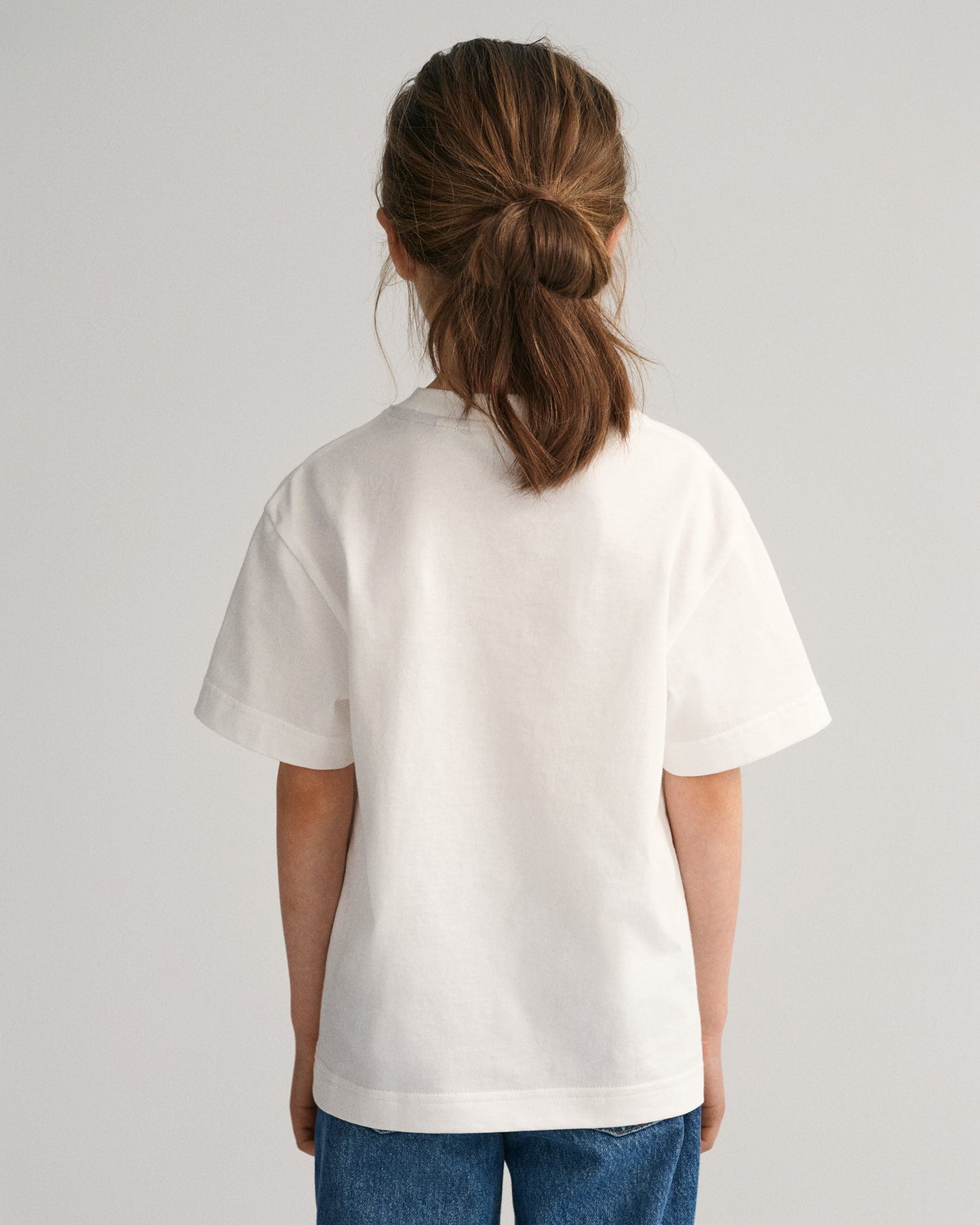 Gant Kids Printed Round Neck T-Shirt