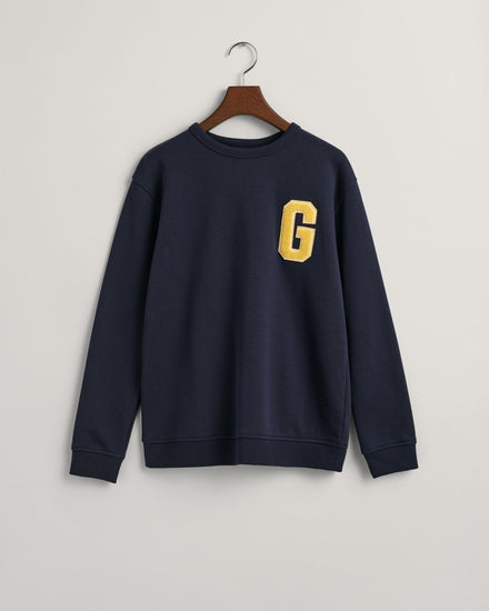 Gant Kids Solid Round Neck Sweatshirt