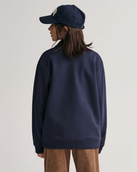 Gant Kids Solid Round Neck Sweatshirt