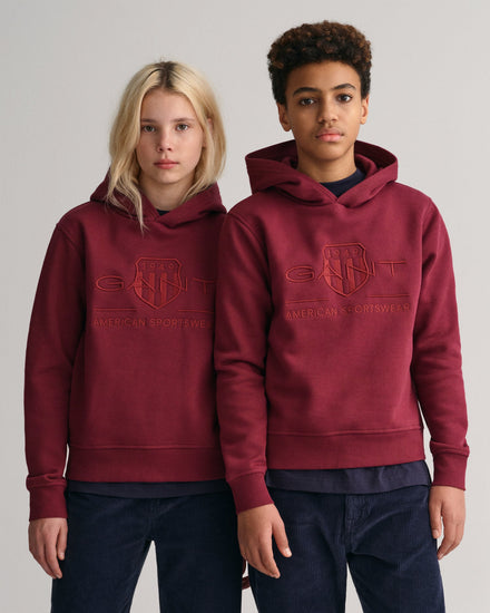 Gant Kids Embroidered Hooded Sweatshirt