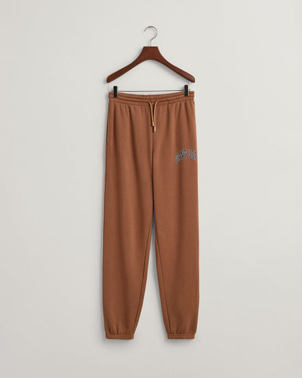 Gant Kids Brown Solid Relaxed Fit Sweatpant