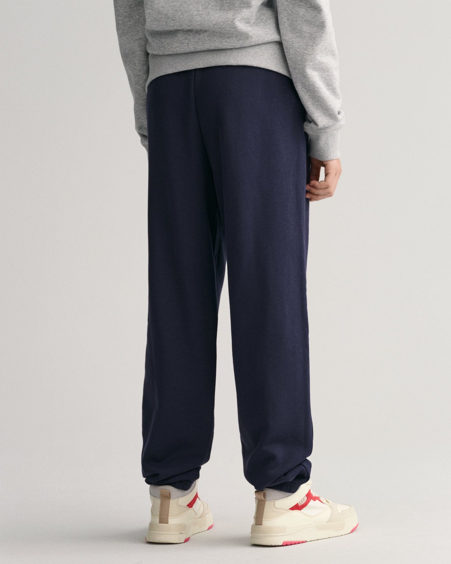 Gant Kids Navy Blue Solid Relaxed Fit Sweatpant