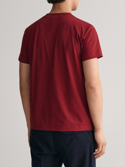 Gant Red Logo Regular Fit T-Shirt