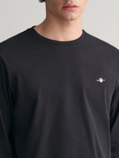 Gant Black Regular Fit T-Shirt