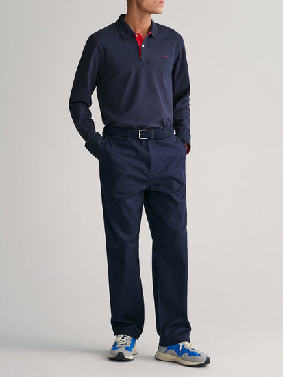 Gant Evening Blue Regular Fit Polo T-Shirt