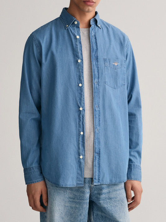 Gant Blue Regular Fit Shirt